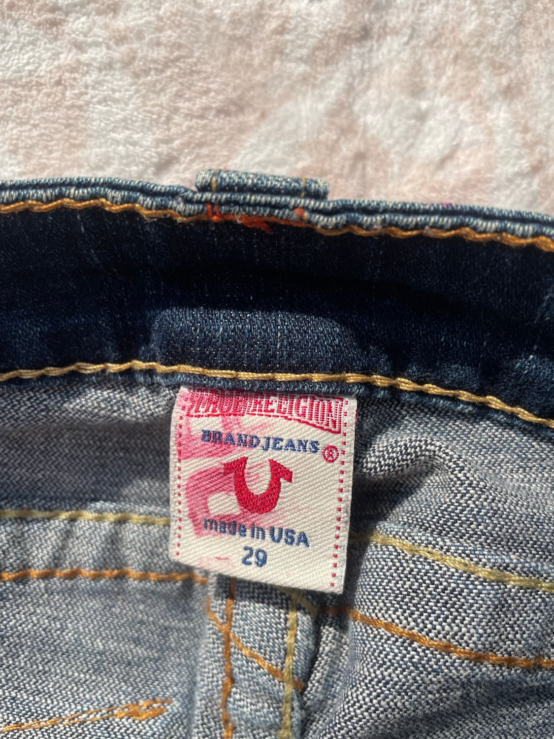 트루릴리전 데님 부츠컷 팬츠 상품이미지5