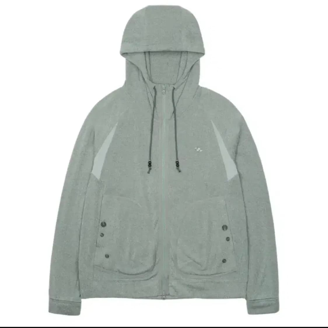 산산기어 25fw 카파스 니트 집업 민트 1사이즈 미개봉 후드집업 상품이미지1