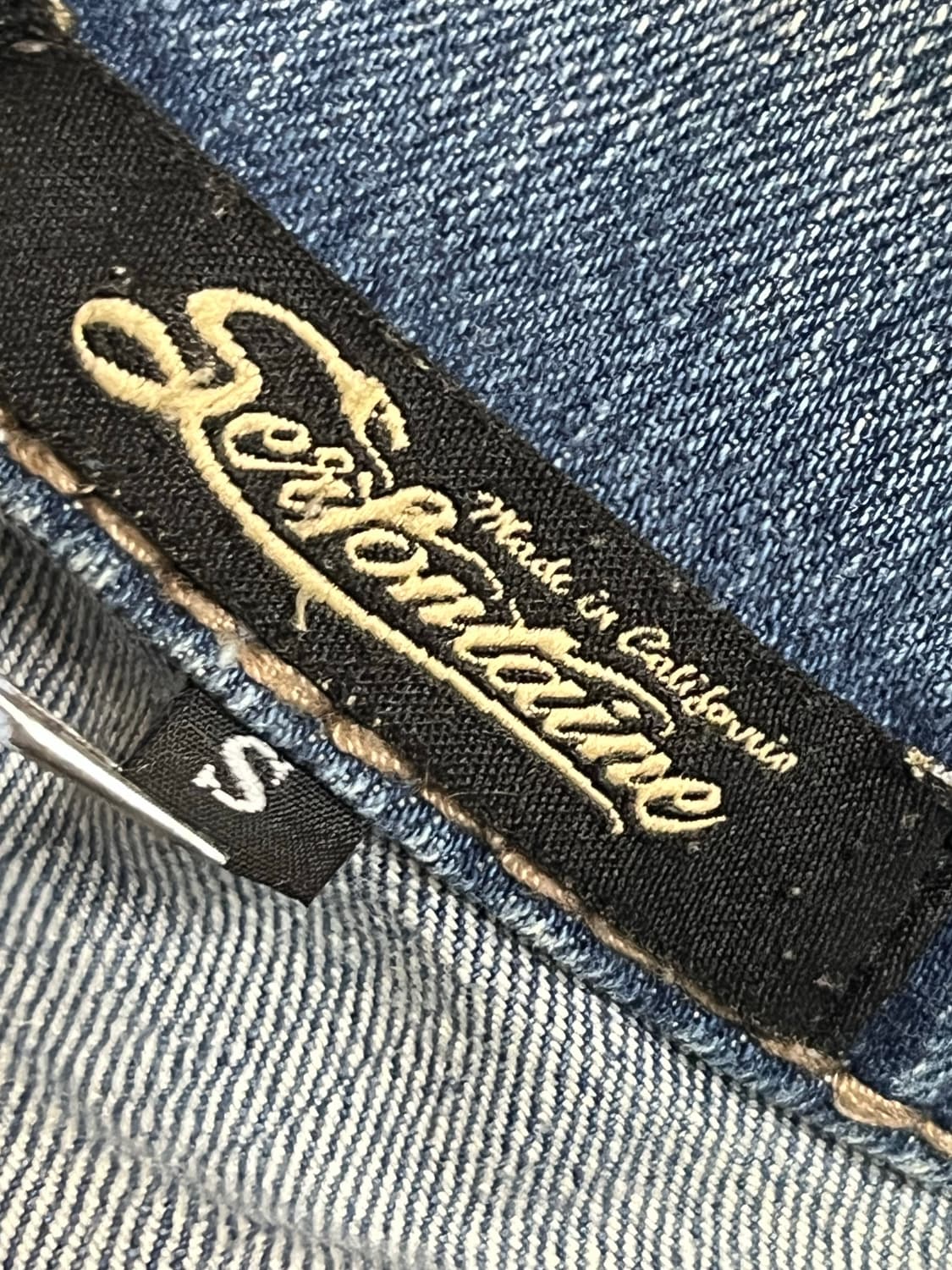 serfontaine 아메리칸 빈티지 청자켓 상품이미지5