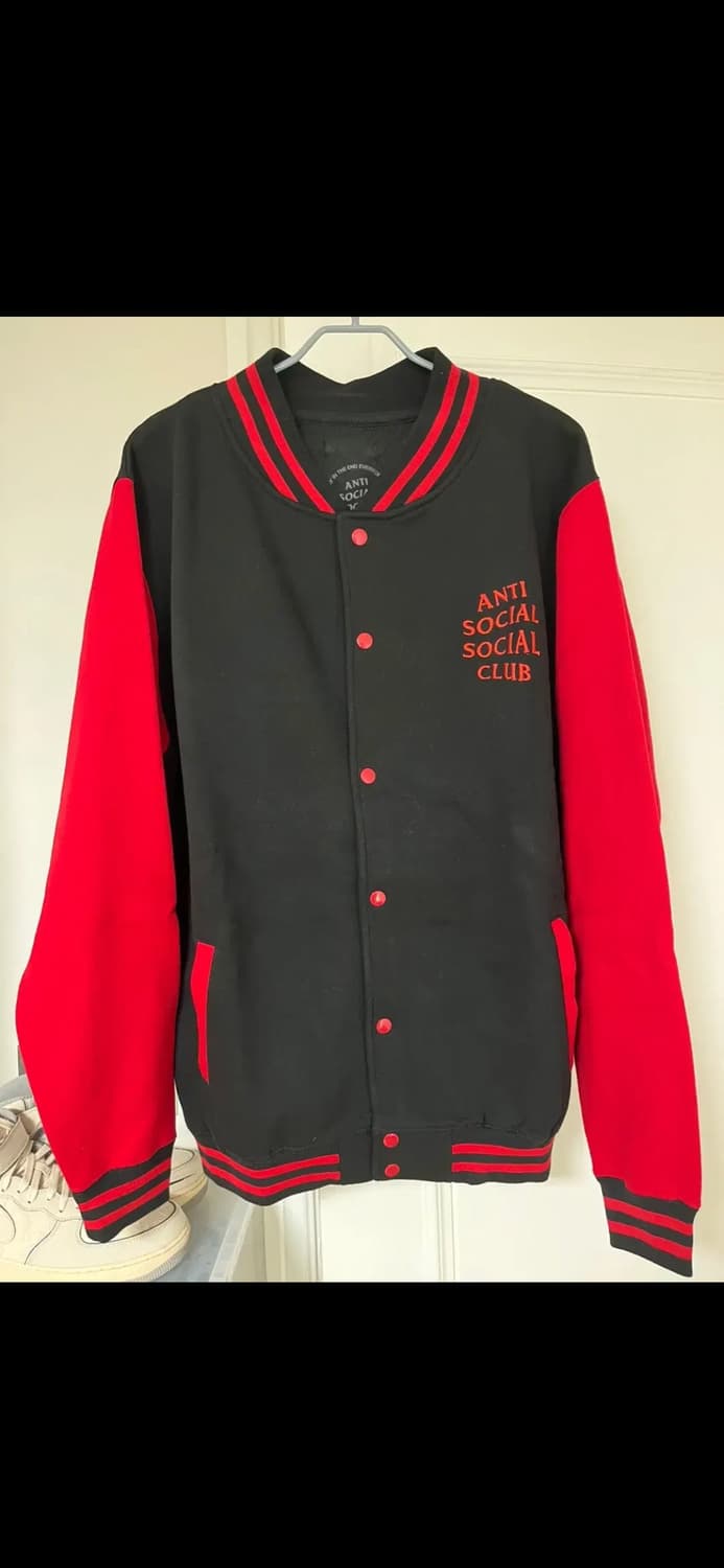 (XXL,2XL) 안티 소셜 소셜 클럽 레터맨 자켓 상품이미지2