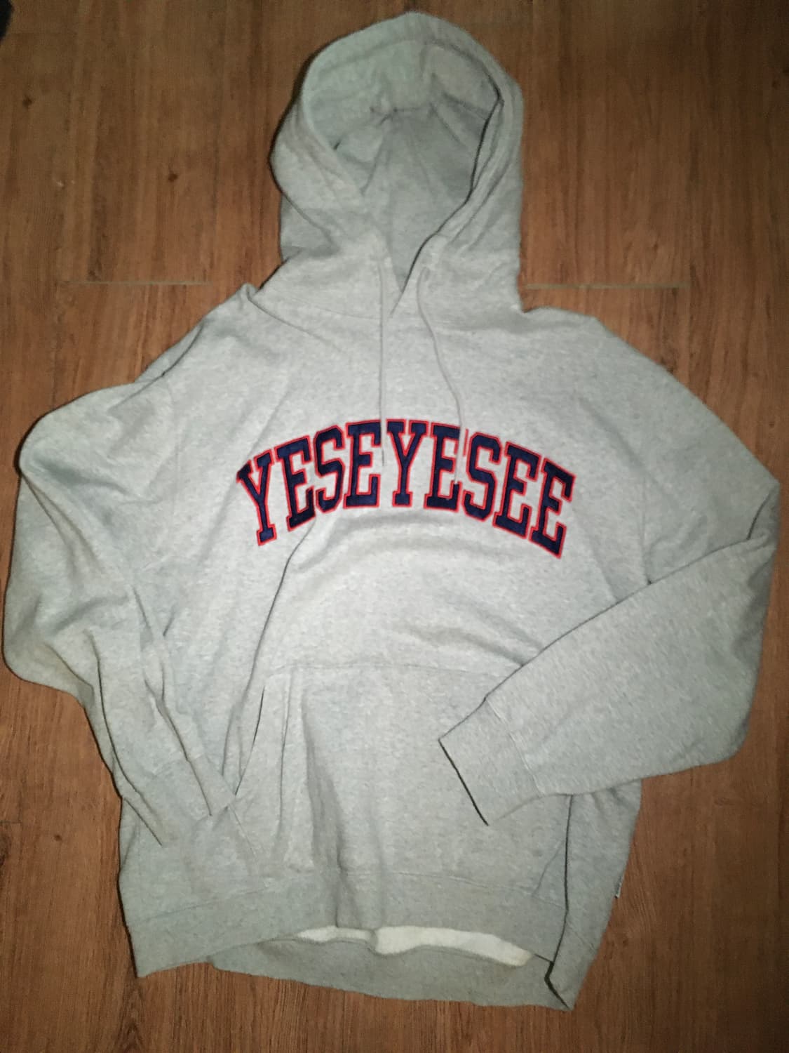 예스아이씨 후드티 그레이 XL 상품이미지3