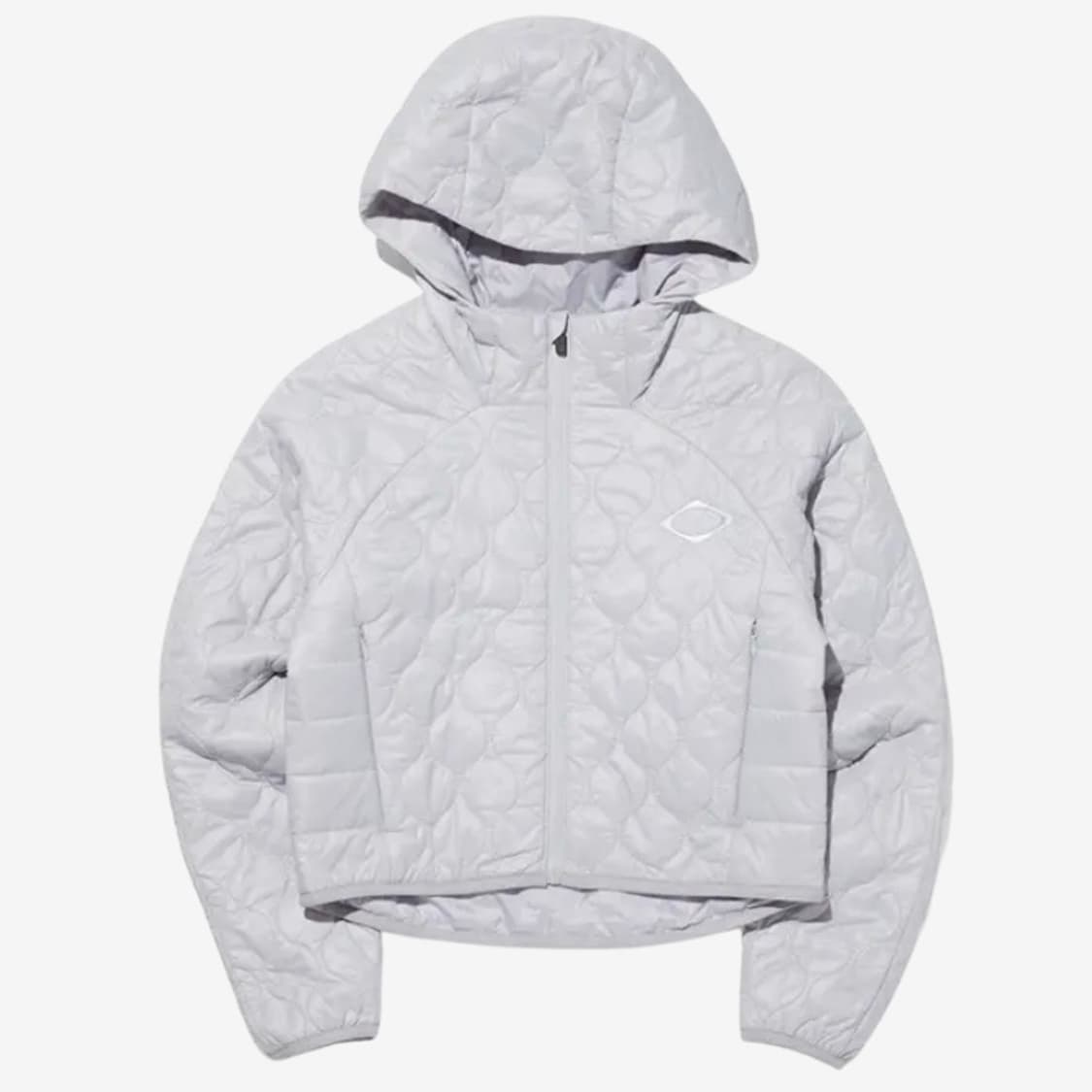 미스치프 롬버스 퀼티드 재킷 라이트 그레이 상품이미지1