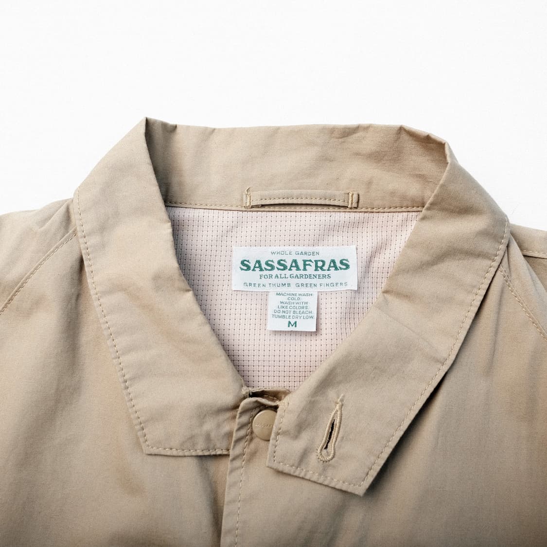 SASSAFRAS 사사프라스 코튼 린넨 블루종 자켓 M(103-105) 상품이미지7