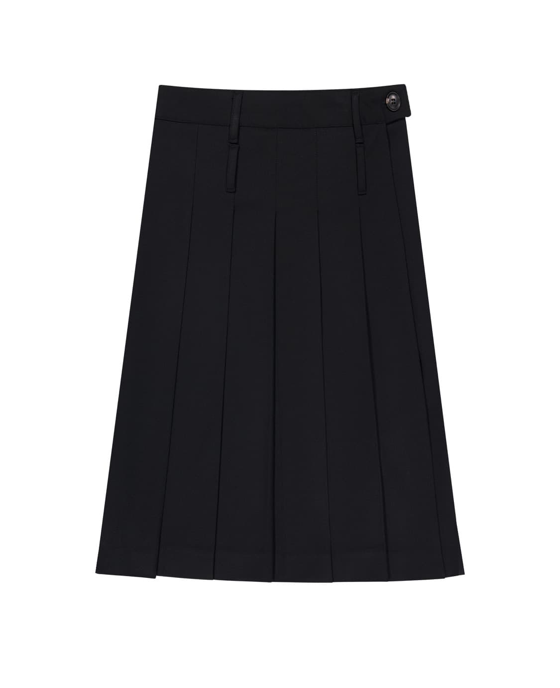 샌드릭 플리츠 랩 미디 스커트 상품이미지4