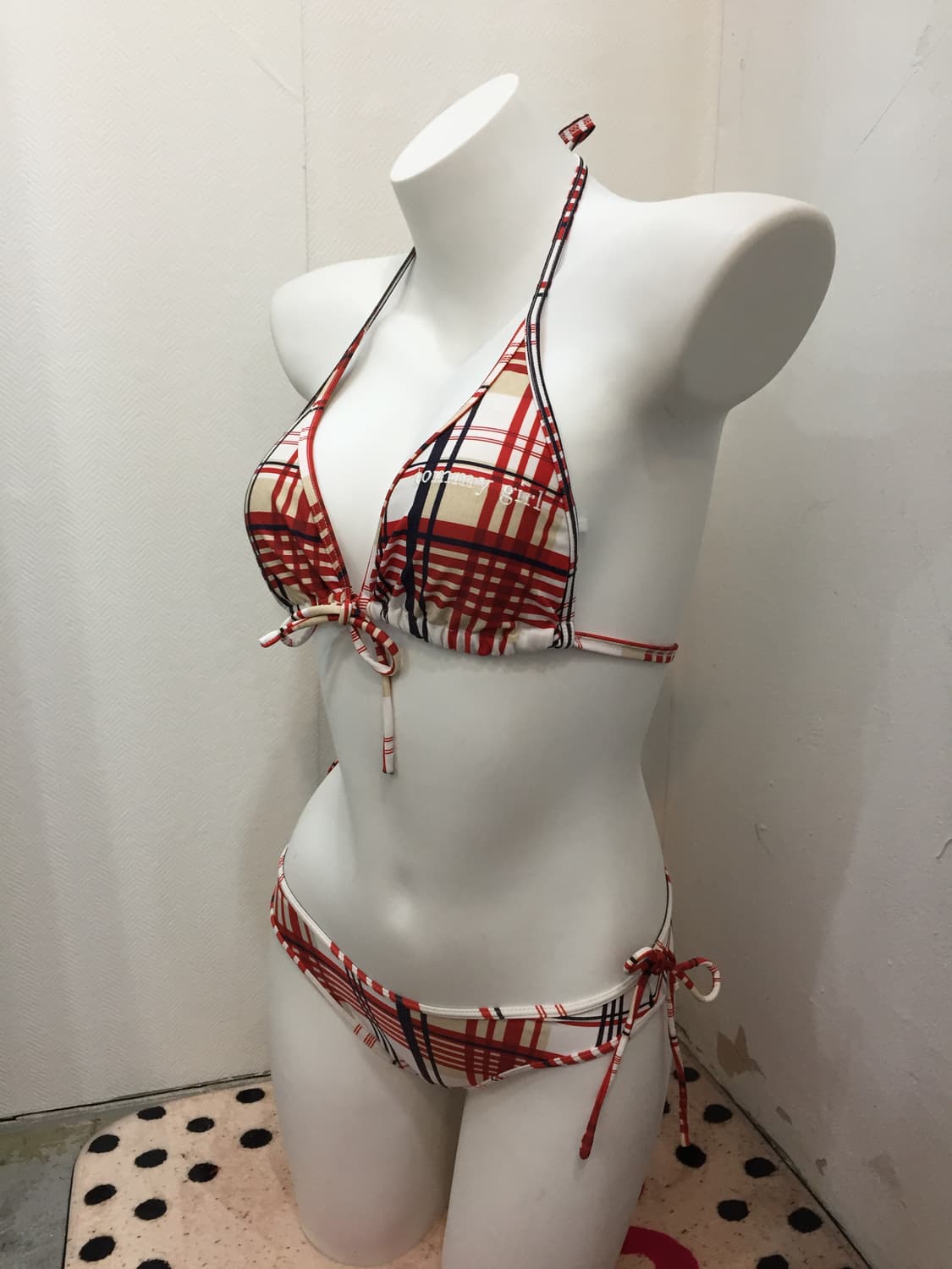 타미걸 체크 갸루 비키니 상품이미지2