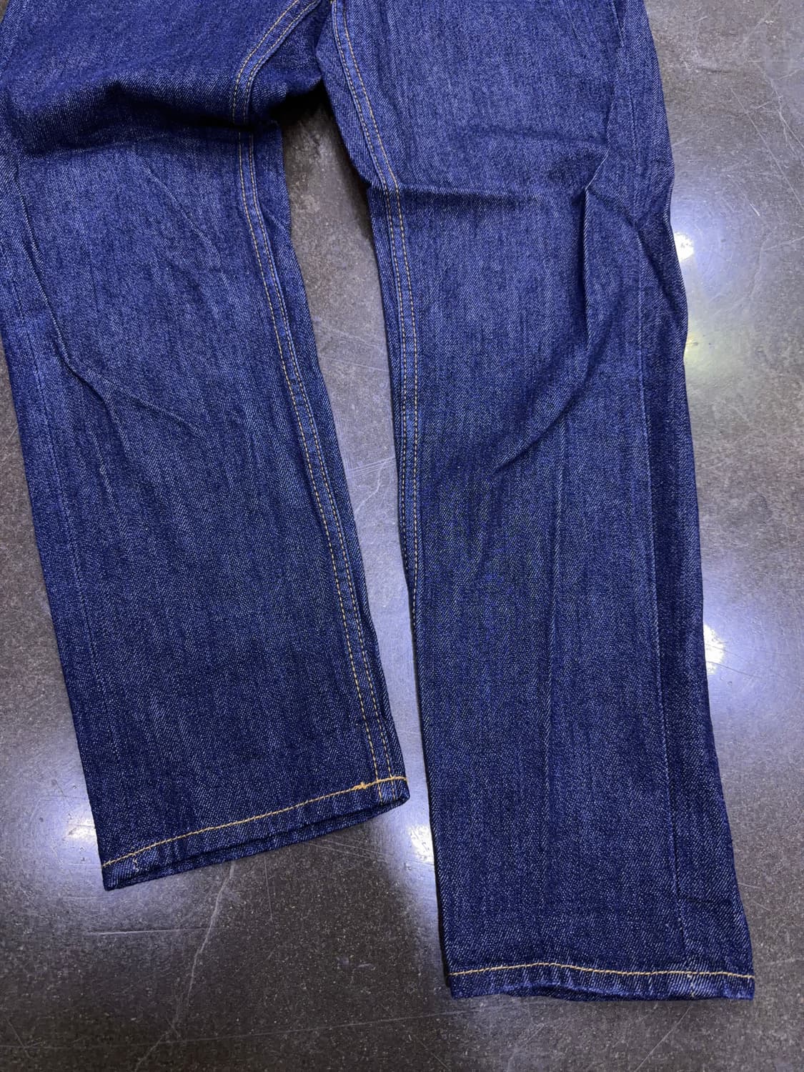 빔즈 하트 딥인디고 슬림 데님팬츠 1사이즈 상품이미지6