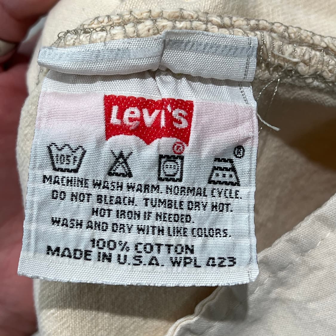 usa 리바이스 501 베이지 팬츠 s11284 상품이미지9