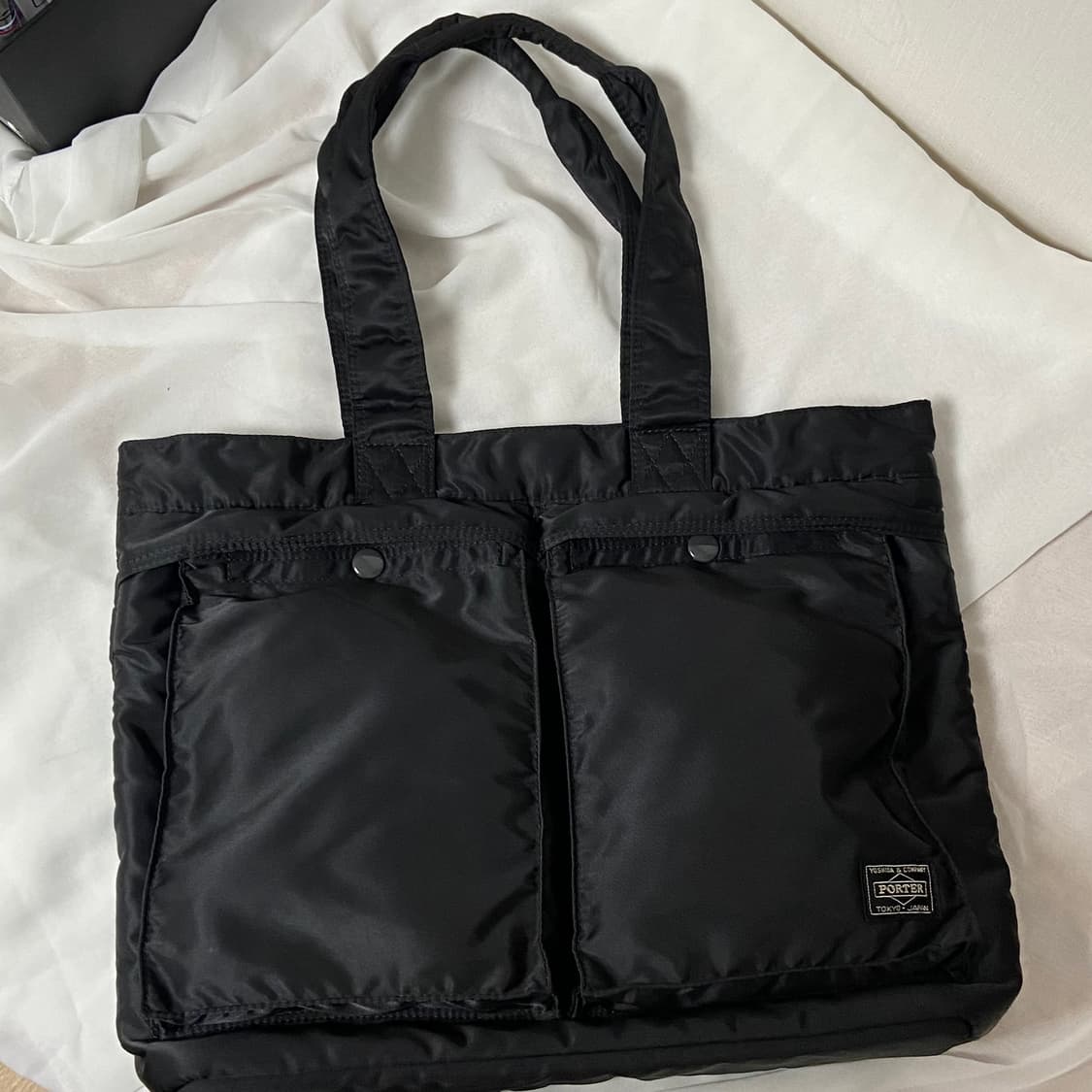 PORTER 포터 탱커 토트백 블랙 상품이미지1