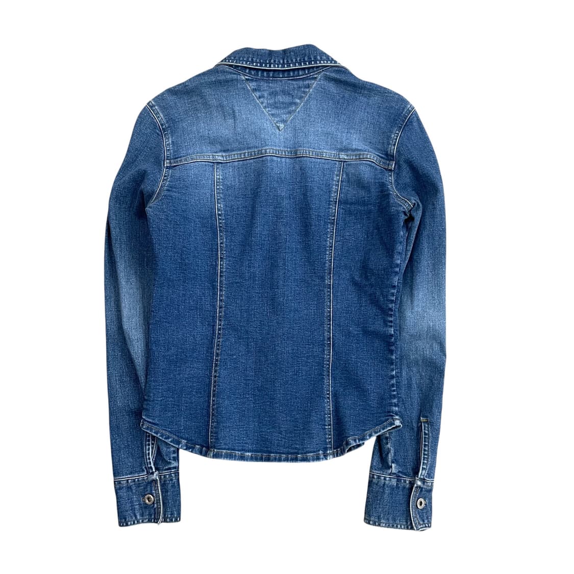 타미힐피거 여성 데님 셔츠 슬림핏 상품이미지2