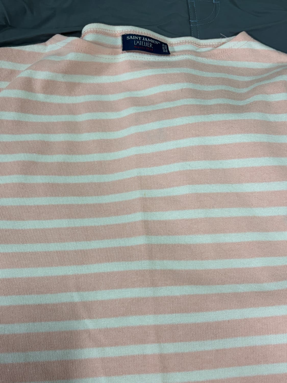 세인트제임스(Saint James) 핑크 스트라이프 긴팔 티셔츠 상품이미지6