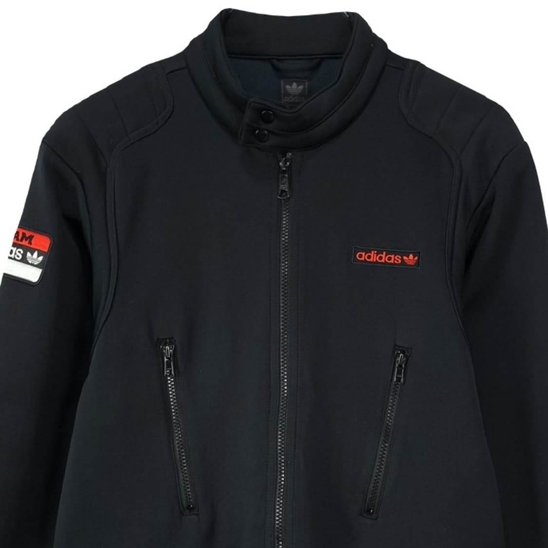 [ADIDAS] 아디다스 빈티지 스웻 집업 바이커 자켓 M15170 상품이미지4