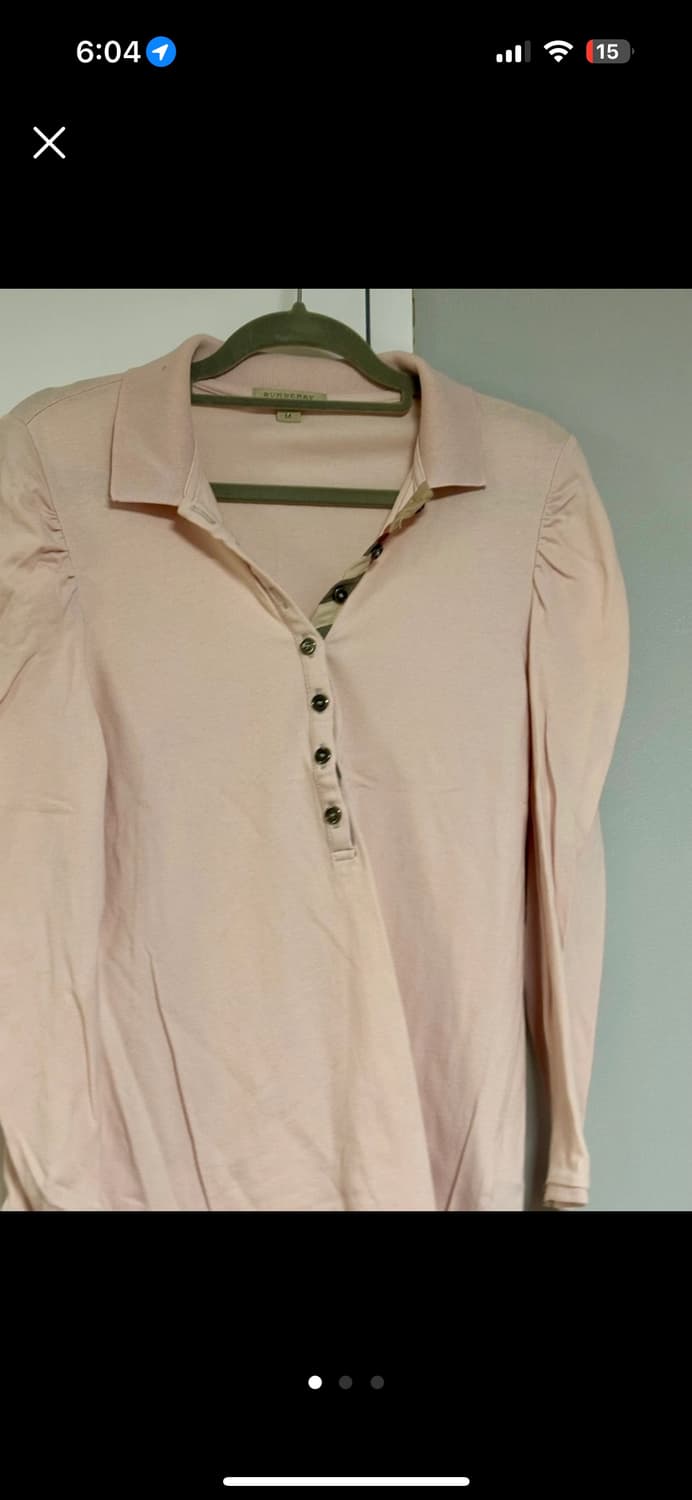 버버리 긴팔티 상품이미지1