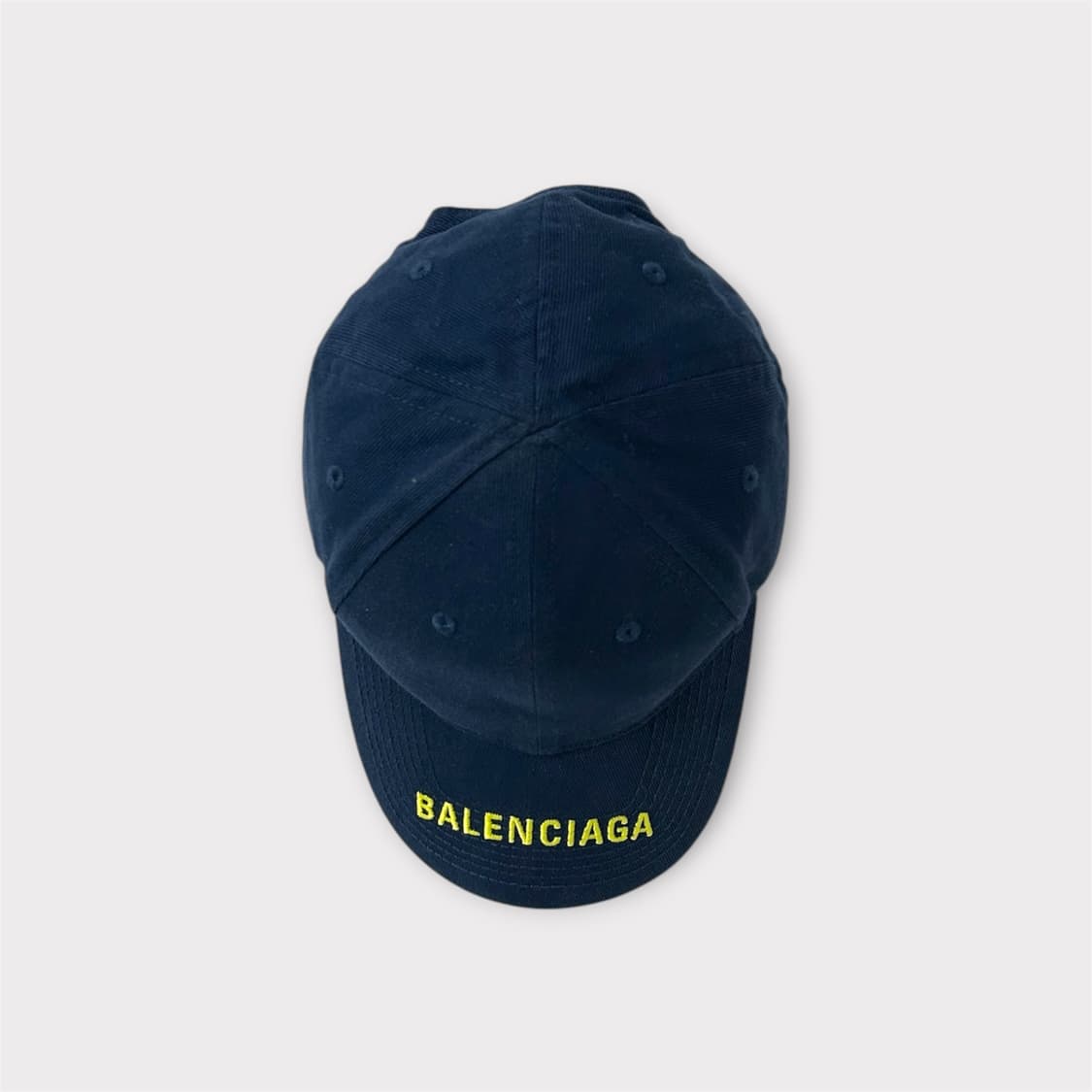 레터링 옐로우 자수 로고 네이비 볼캡 (1771) 상품이미지6