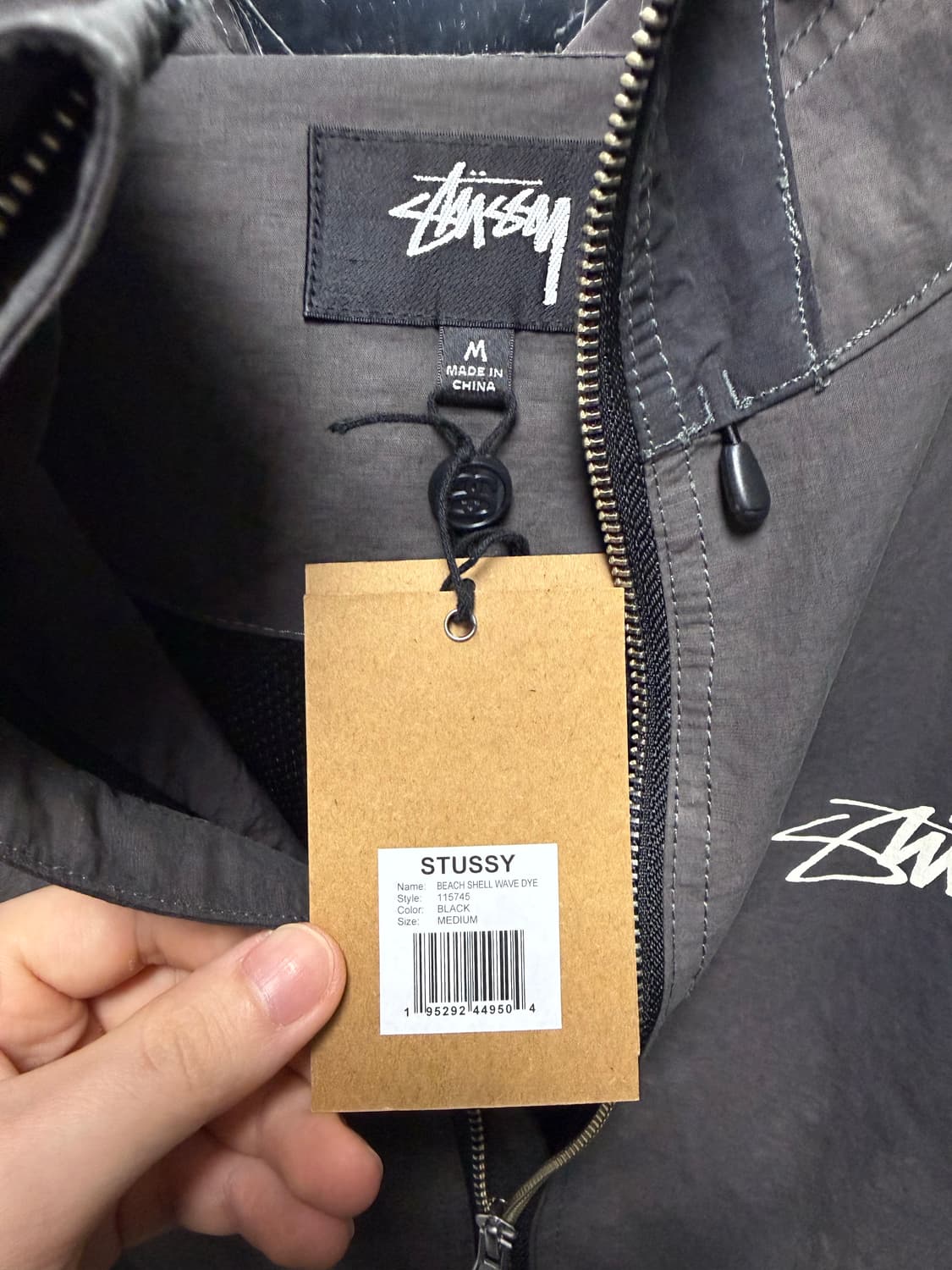 스투시 웨이브다이 비치쉘자켓M 상품이미지3