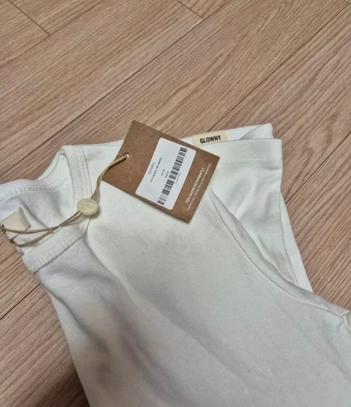 (새상품) 글로니 3/4 G 클래식 티셔츠 화이트/블랙 상품이미지4