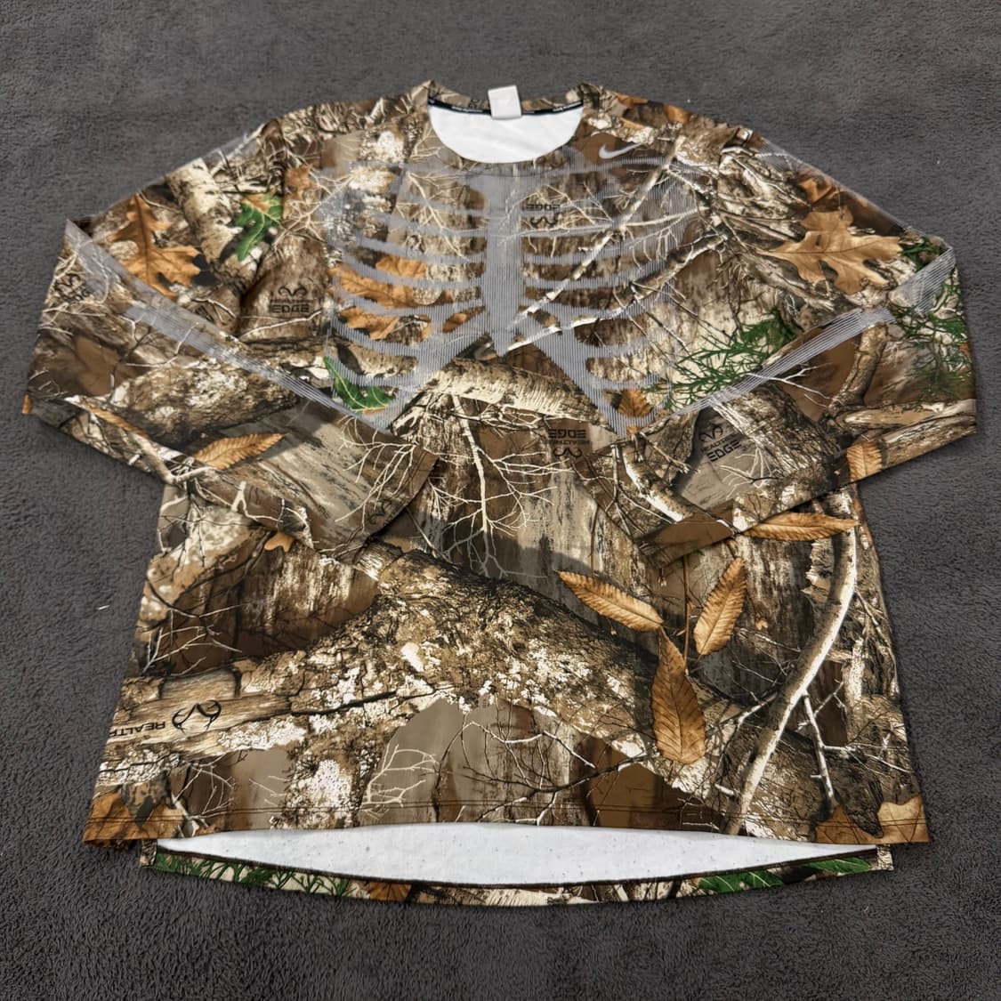 [정품/L] 나이키 러닝 스켈레톤 카모 리얼트리 탑 상품이미지2