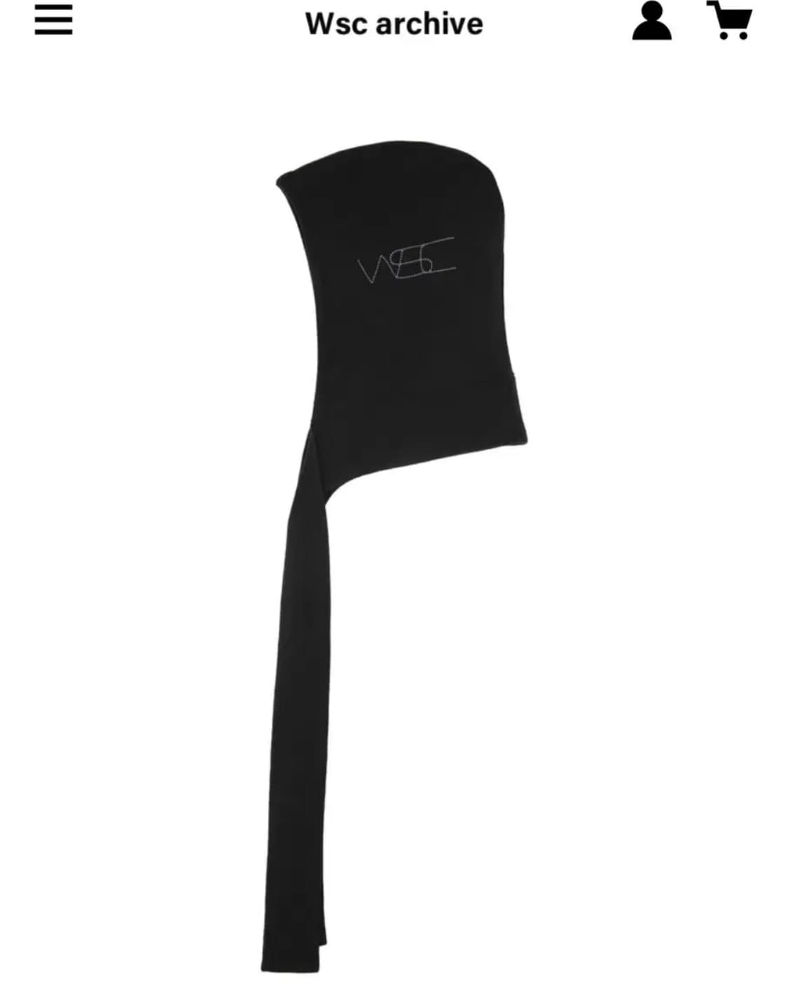 wsc archive 후드 머플러 상품이미지1