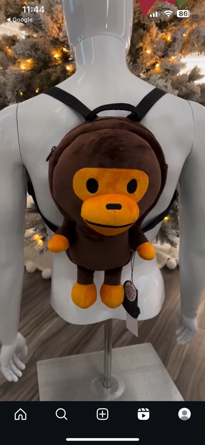 (삽니다) 베이프 마일로 플러쉬돌 백팩 인형가방 구해요 상품이미지3