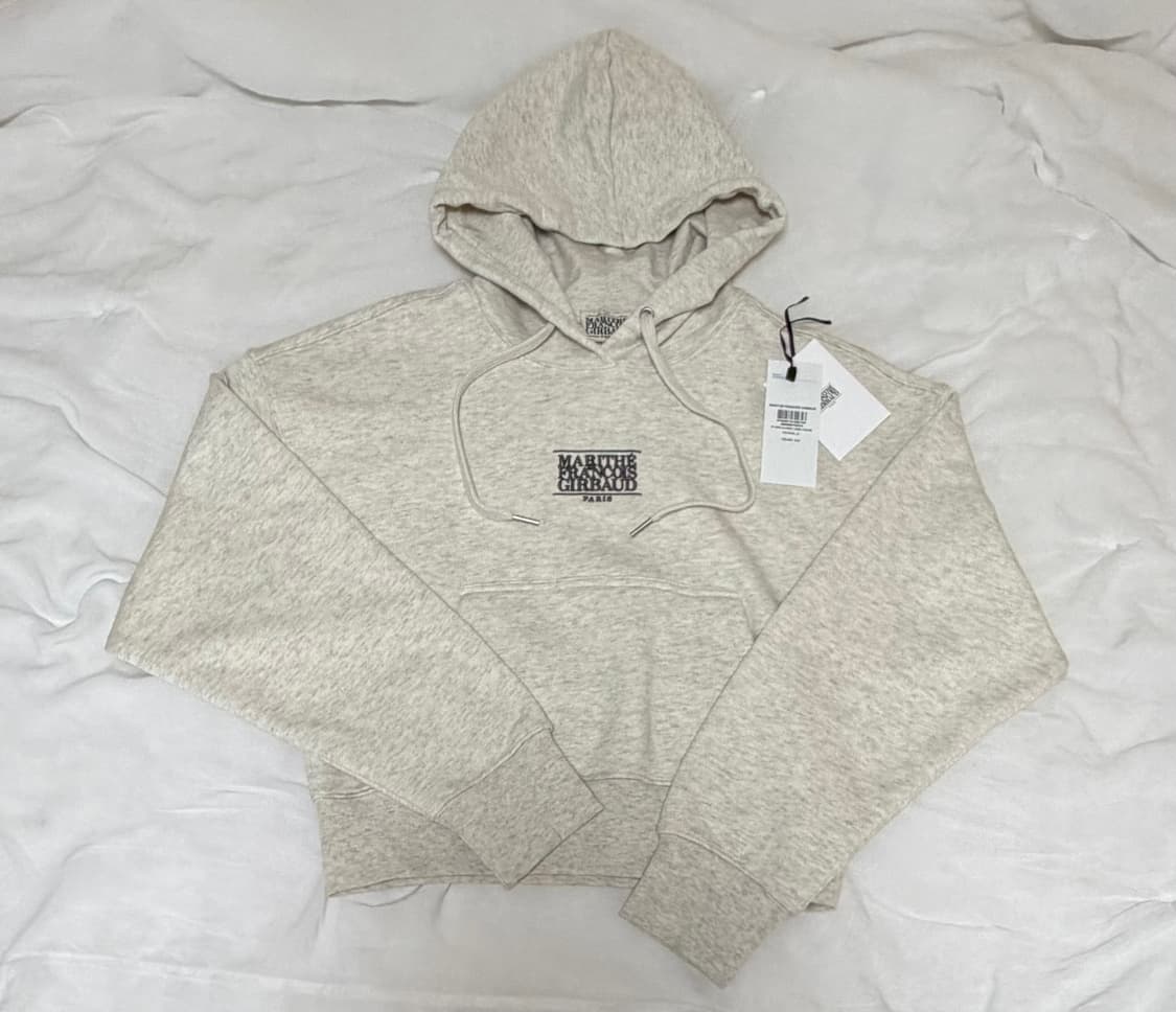 [미 시착 새 상품] 마리떼 크롭 후드티 s 상품이미지2