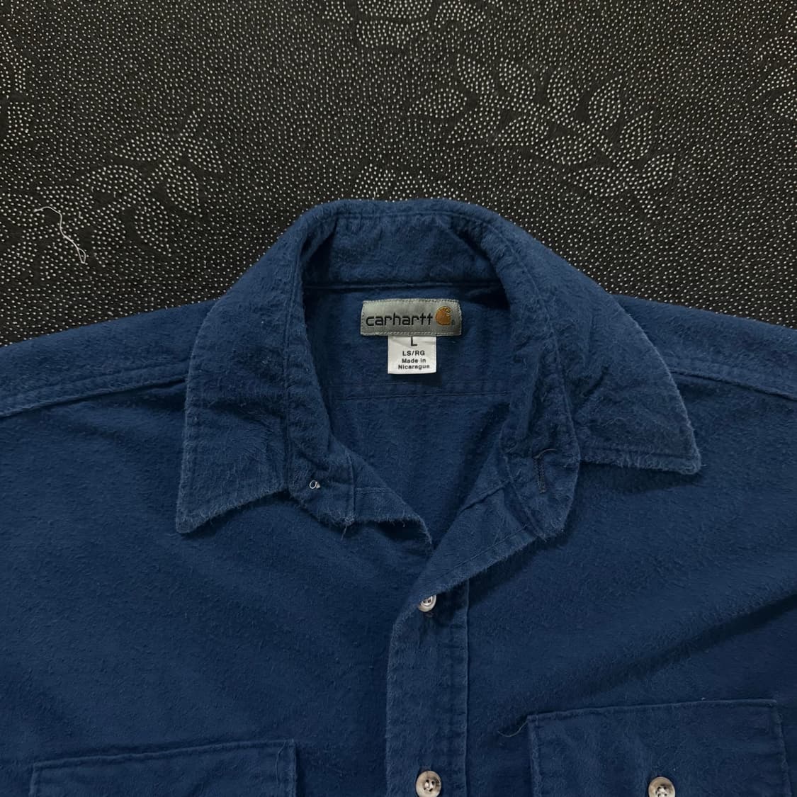 [L] carhartt 칼하트 리메이크 워크 울 셔츠 상품이미지4