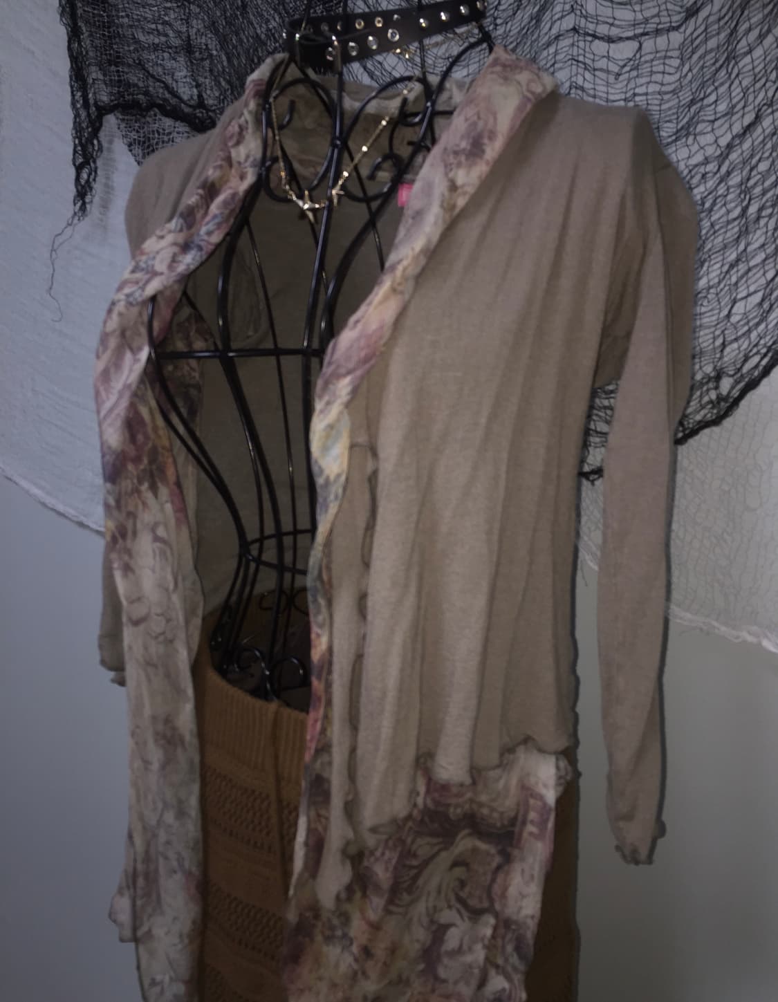 OTTIMO BRACCIO drapped flower knit boler 상품이미지7