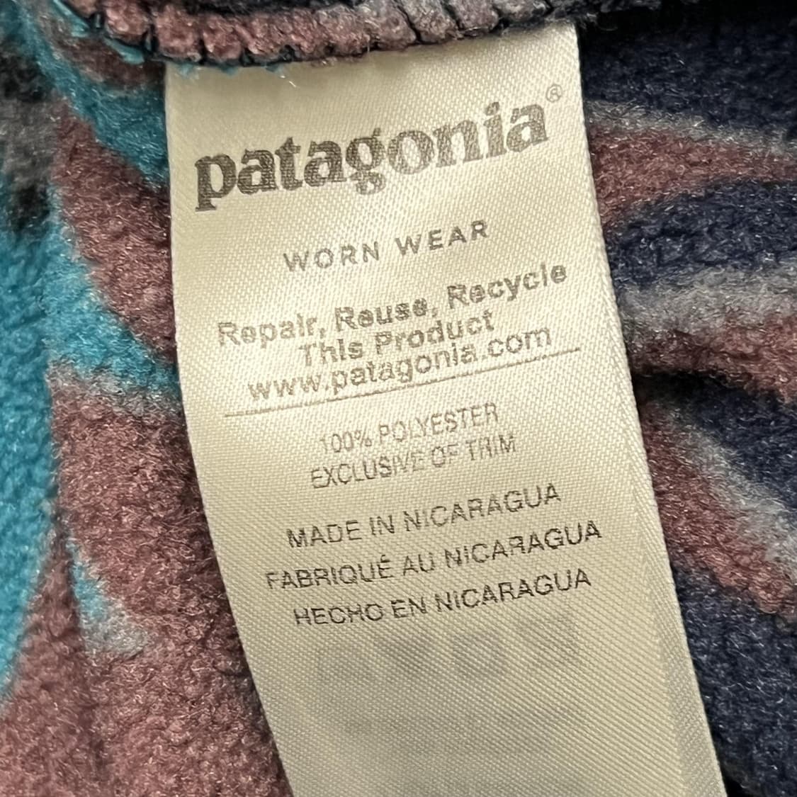 17FW 파타고니아 신칠라 스냅T 아즈텍 패턴 상품이미지5