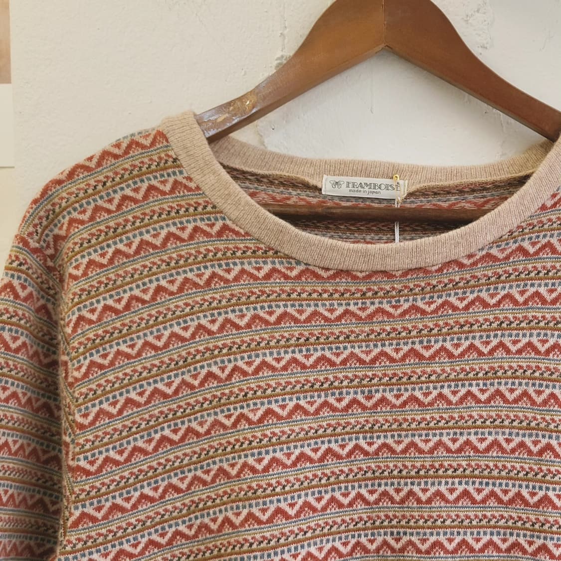 Framboise 노르딕패턴 니트 원피스 상품이미지3