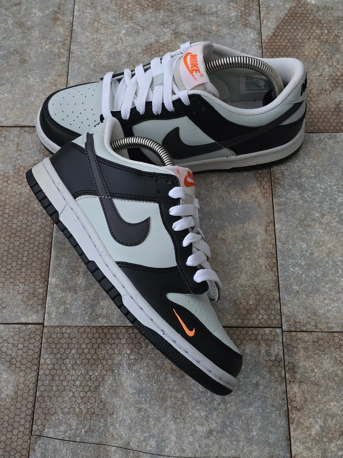 (235)나이키 덩크 로우 블랙 라이트 실버  상품이미지6