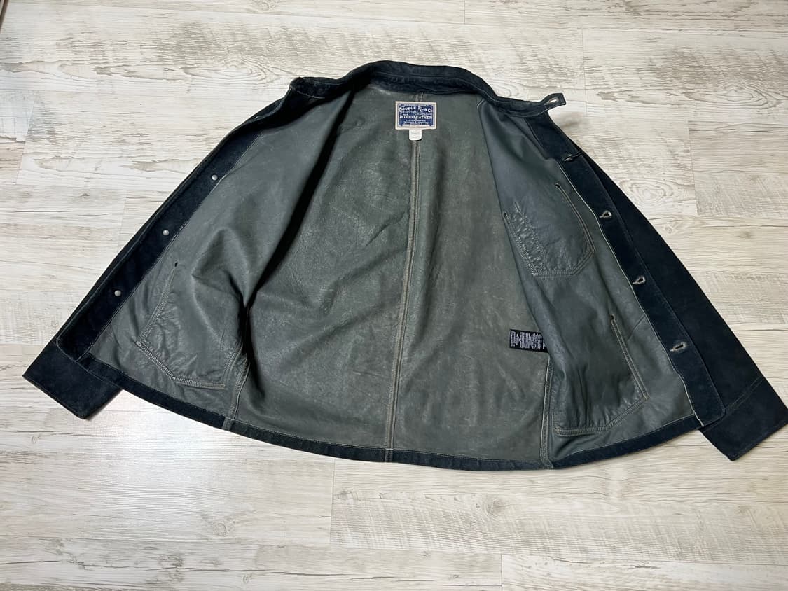 RRL 더블알엘 인디고 러프아웃 스웨이드 자켓(Size S) 상품이미지2