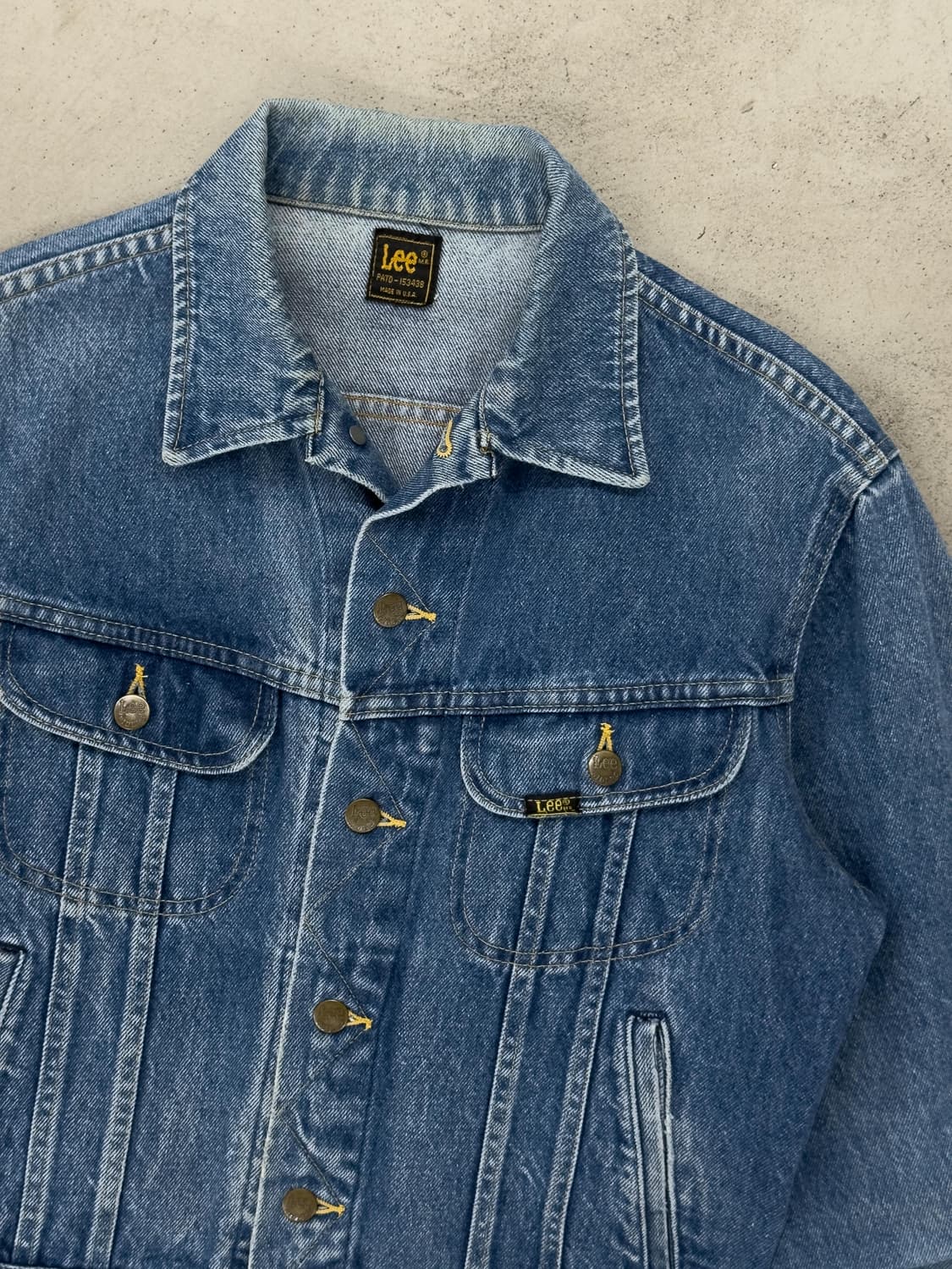 70s USA Lee 220 라이더스 데님 트러커 자켓 상품이미지2