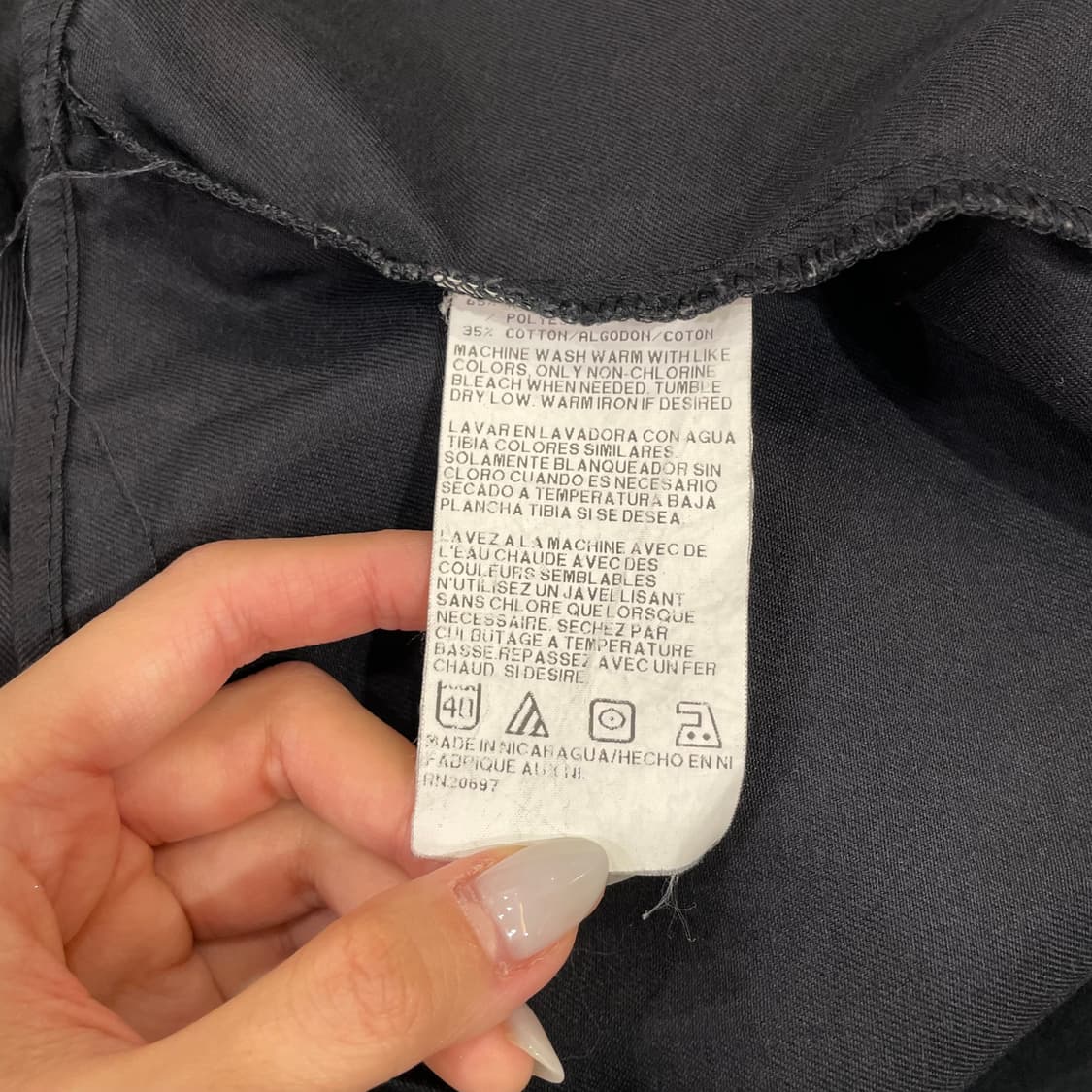 (2XL) Dickies 디키즈 워크 셔츠 블랙 상품이미지9