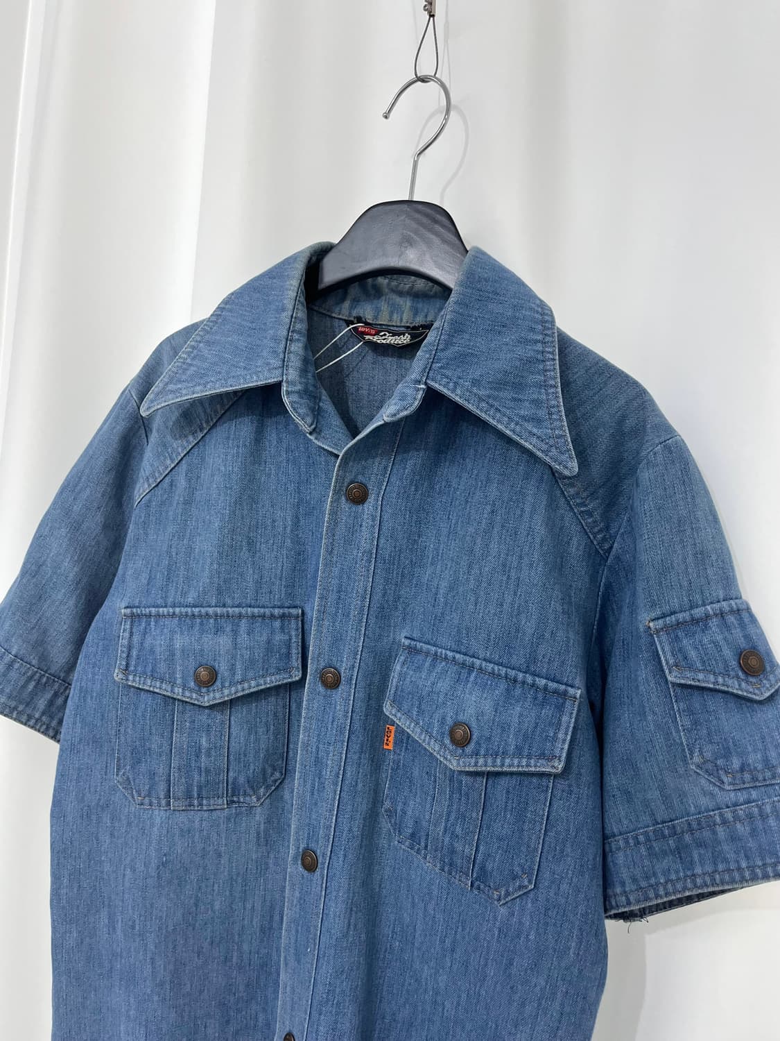 70's Levi's denim shirt  상품이미지3