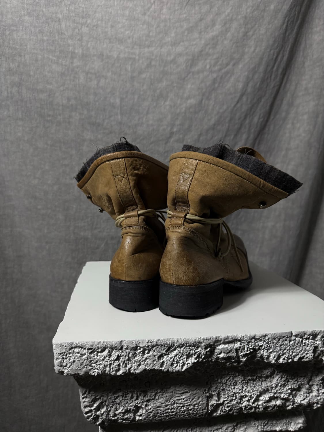 Alfredo Bannister Layered Leather Boots  상품이미지7