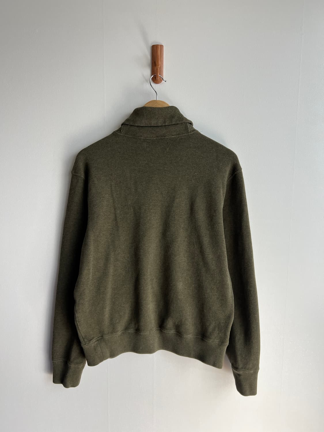 폴로 랄프로렌 카키 숄카라 니트 m 상품이미지4