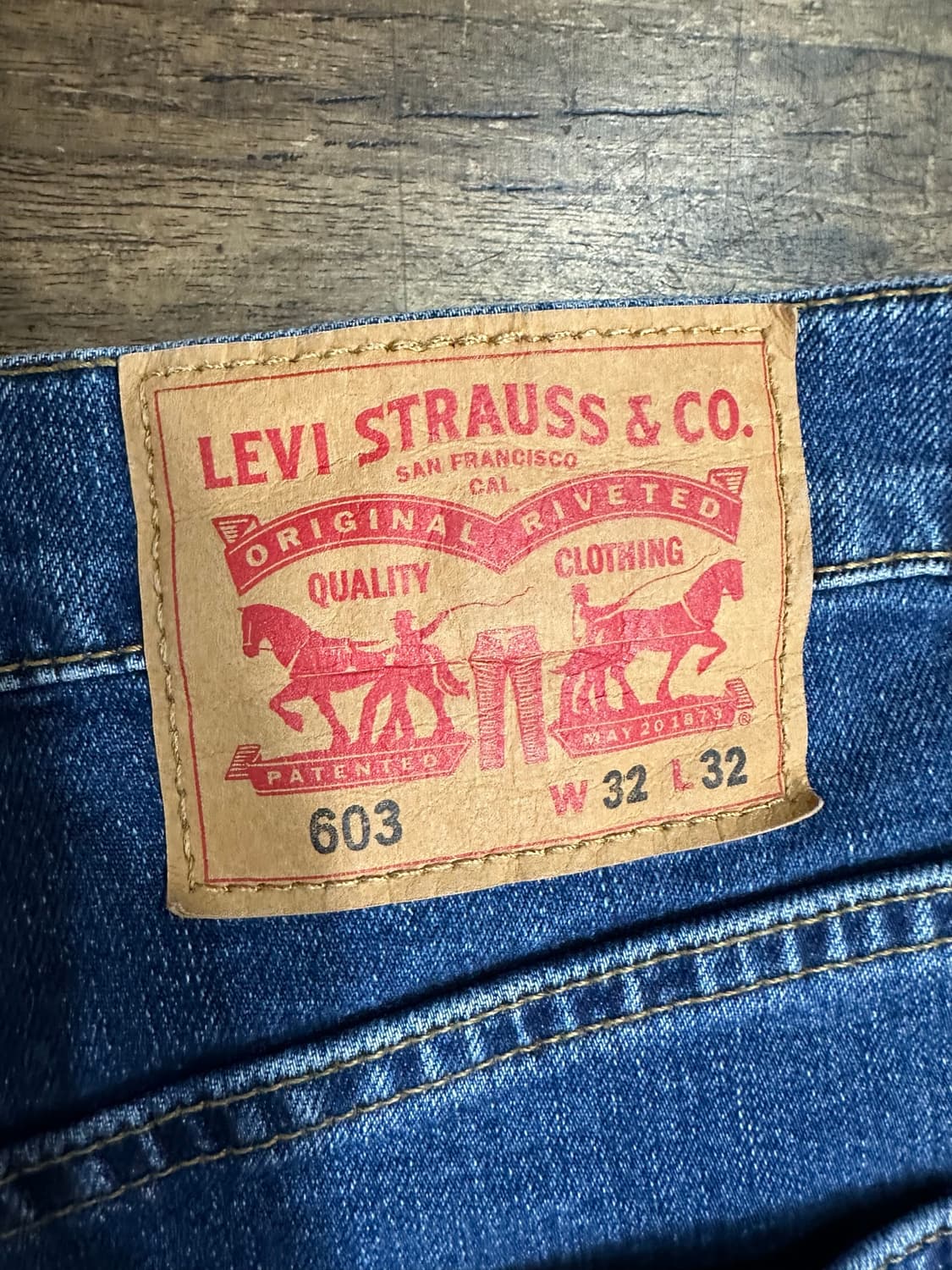 리바이스(LEVIS) 603 스트레이트 데님팬츠 W32 상품이미지4