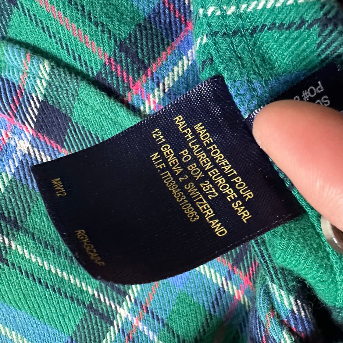 폴로 럭비 파이렉스 플란넬 체크 셔츠 상품이미지7