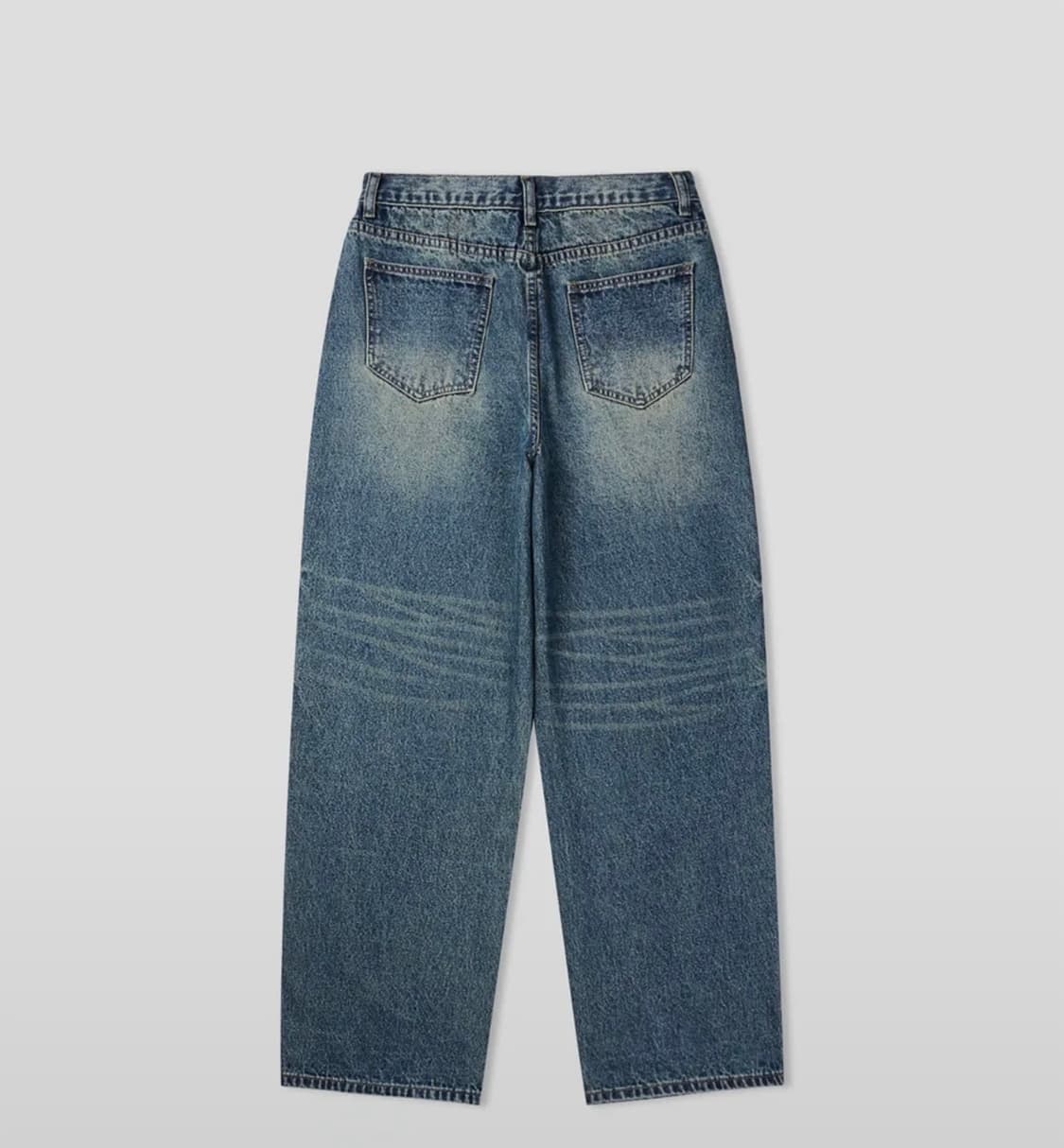 어널러코드 우먼 도밍고 와이드 데님팬츠 중청 상품이미지2