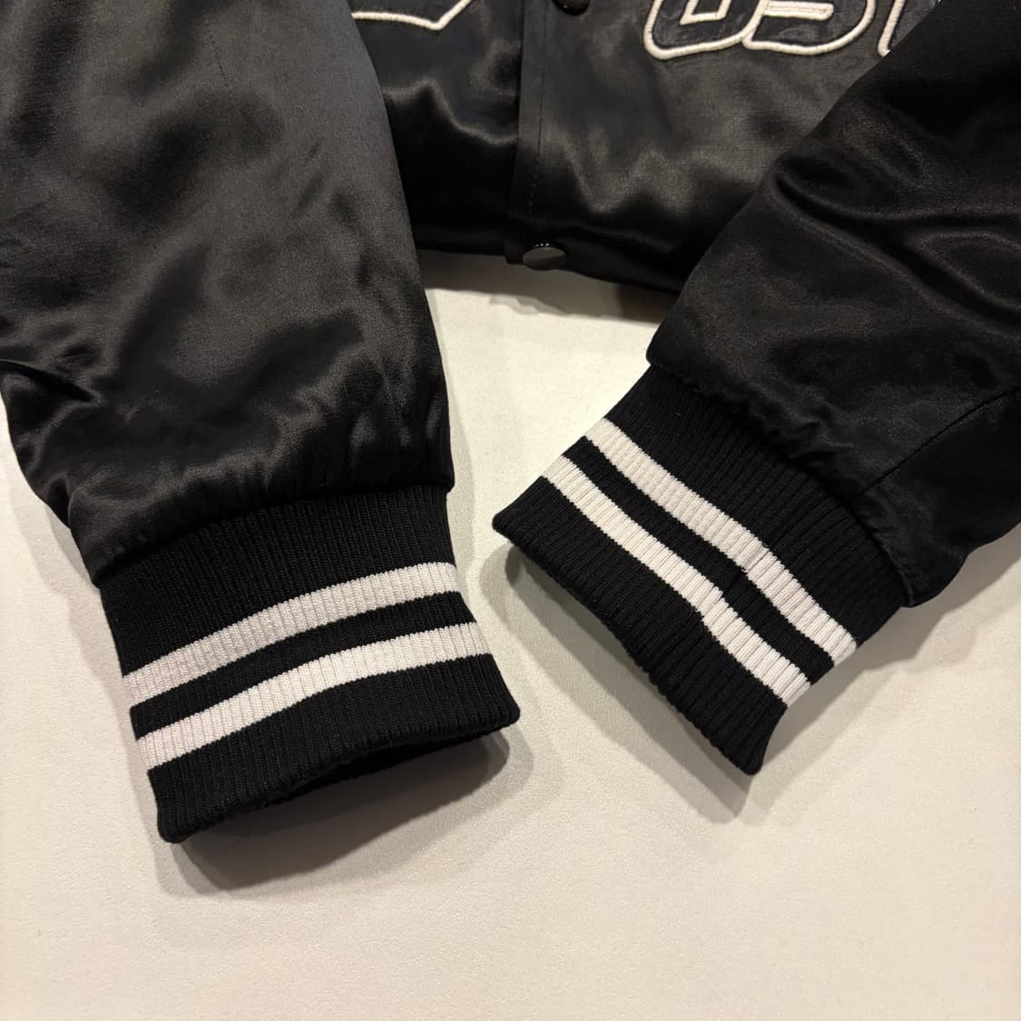 [M] 리빌리 창모 Libilly 블랙 스타디움 자켓 031 C807 상품이미지5