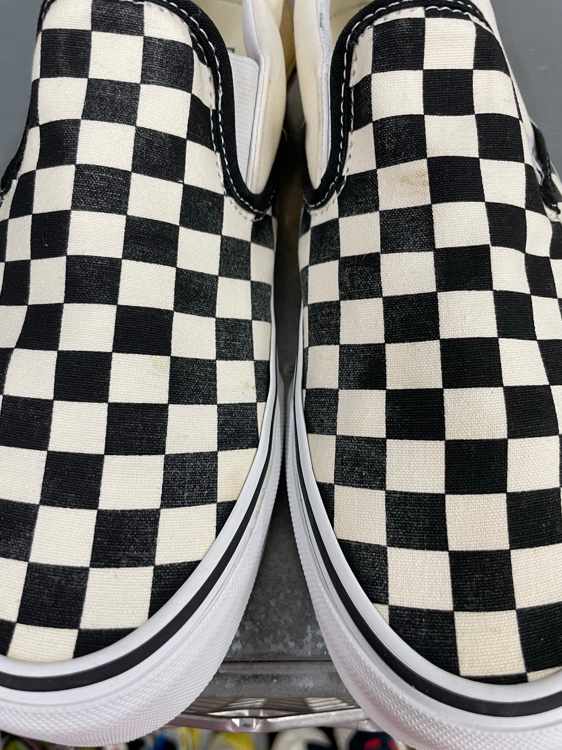 반스 스케이트 슬립온 체커보드 265 상품이미지8