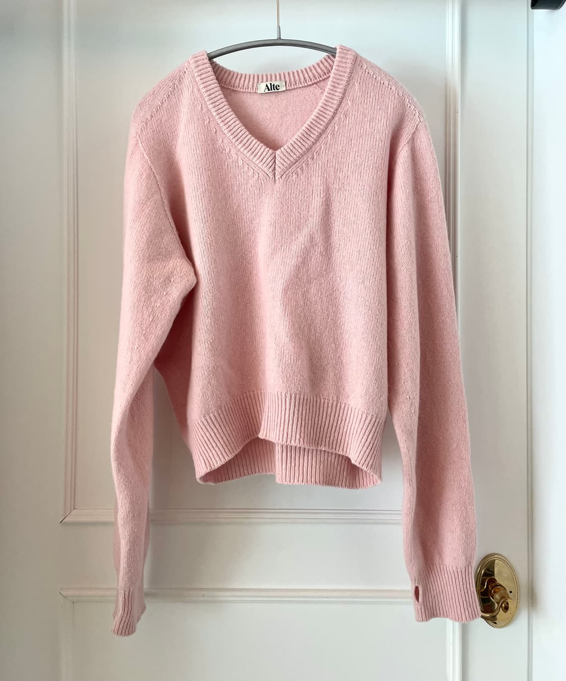 Alte 핑크색 울 니트 상품이미지1