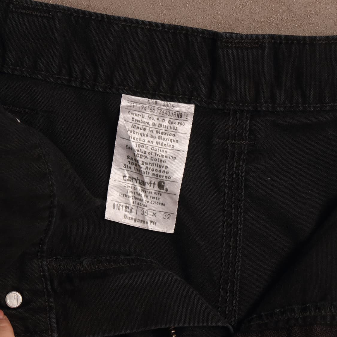 칼하트 카펜터 워크팬츠 A1825 상품이미지3
