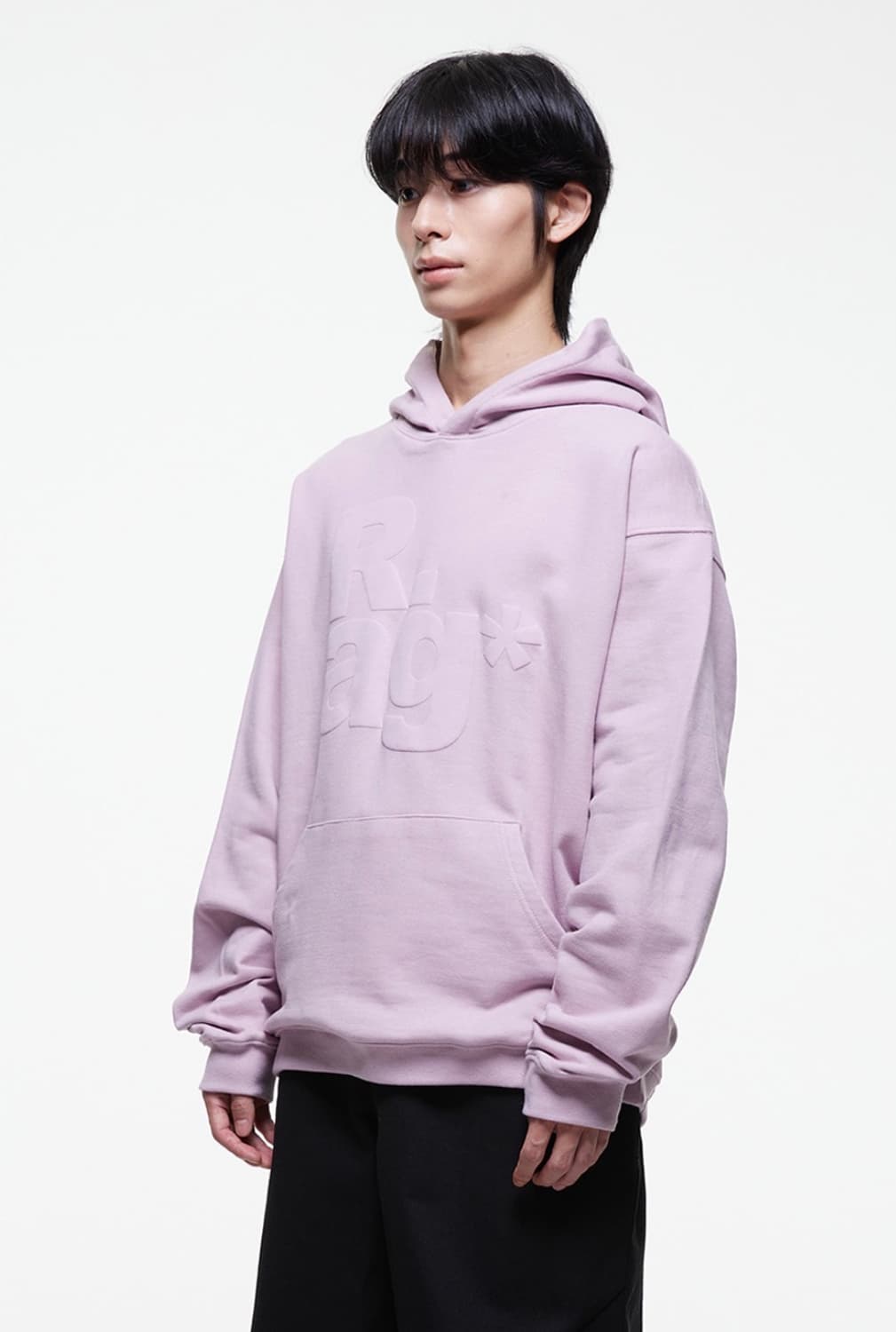 더콜디스트모먼트 TCM rag hoodie (indi pink) 상품이미지3