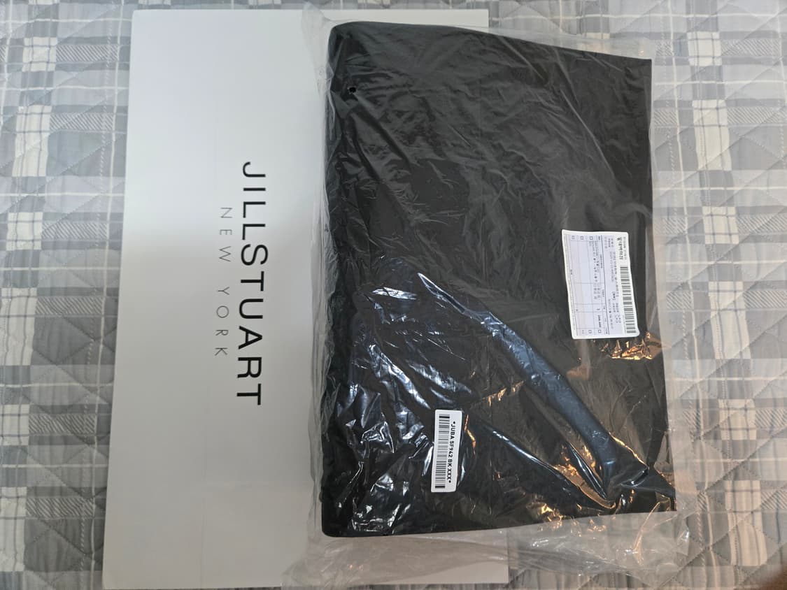 질스튜어트 뉴욕 로건 블랙 나일론 심플 토트백 삭형콜라보  새상품 상품이미지5