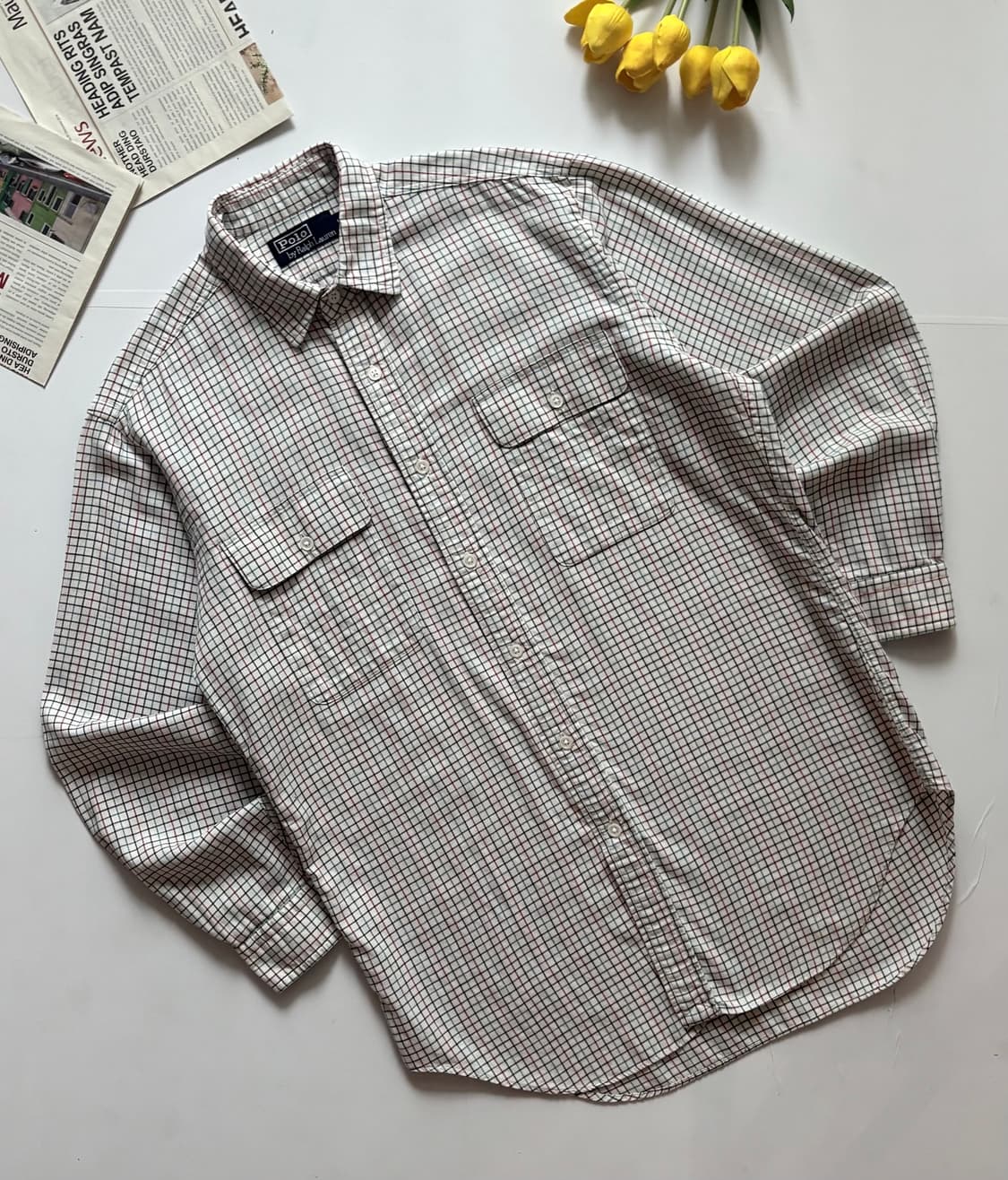 Polo 폴로랄프로렌 웨스턴 체크 셔츠 상품이미지1