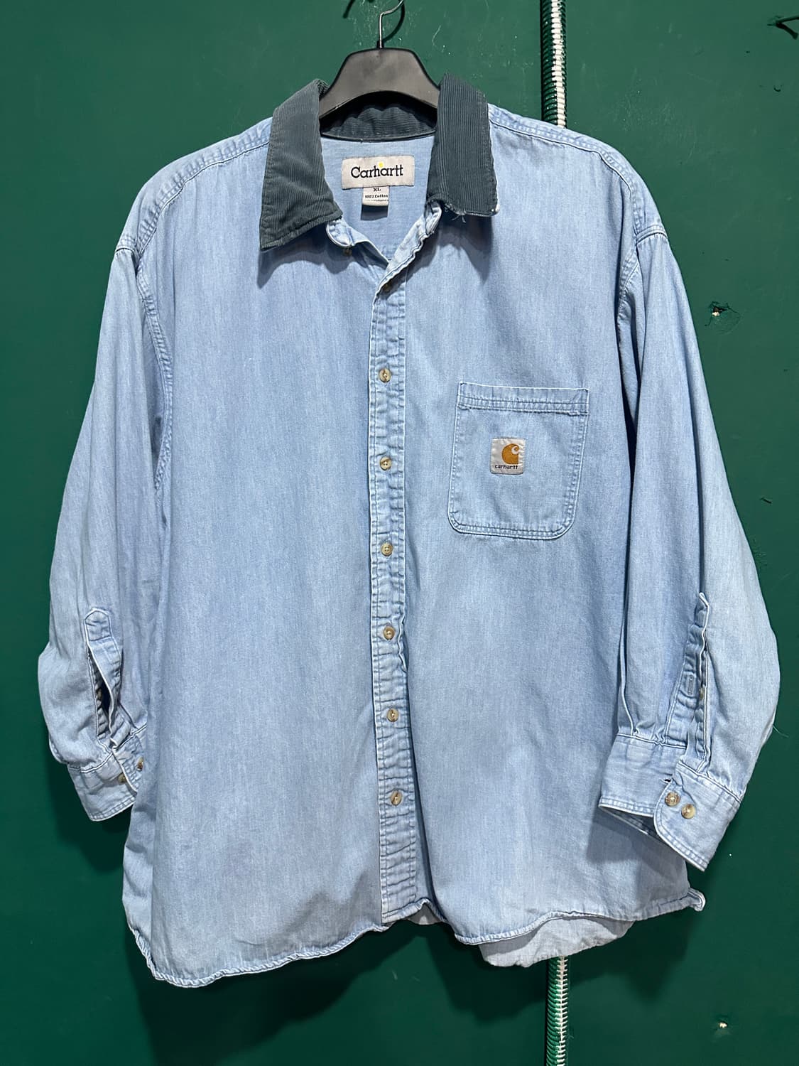 칼하트 연청 셔츠자켓 110 상품이미지1