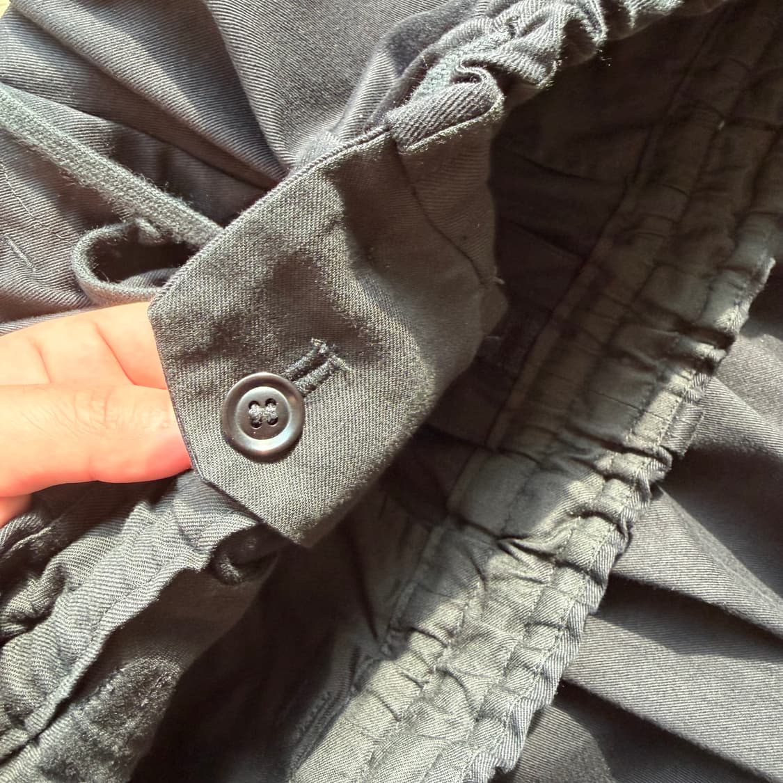 요지야마모토 와이드 개버딘 하카마 팬츠 상품이미지3