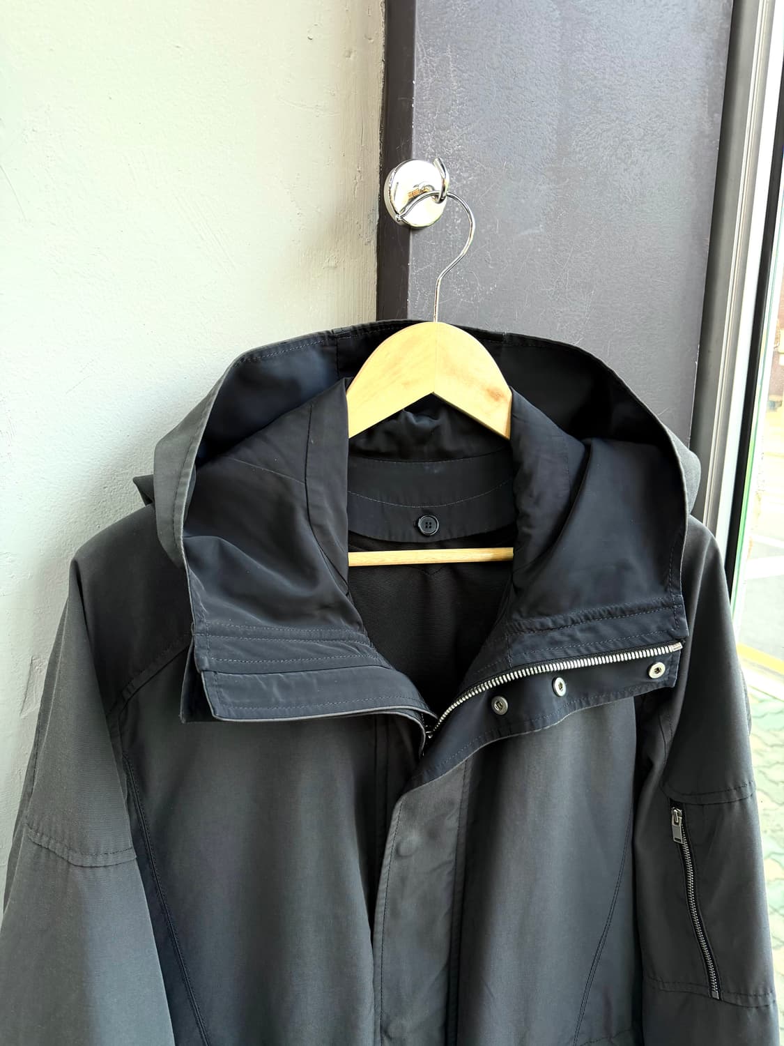 100/ 시스템옴므 이중레이어 패딩 코트자켓 상품이미지3