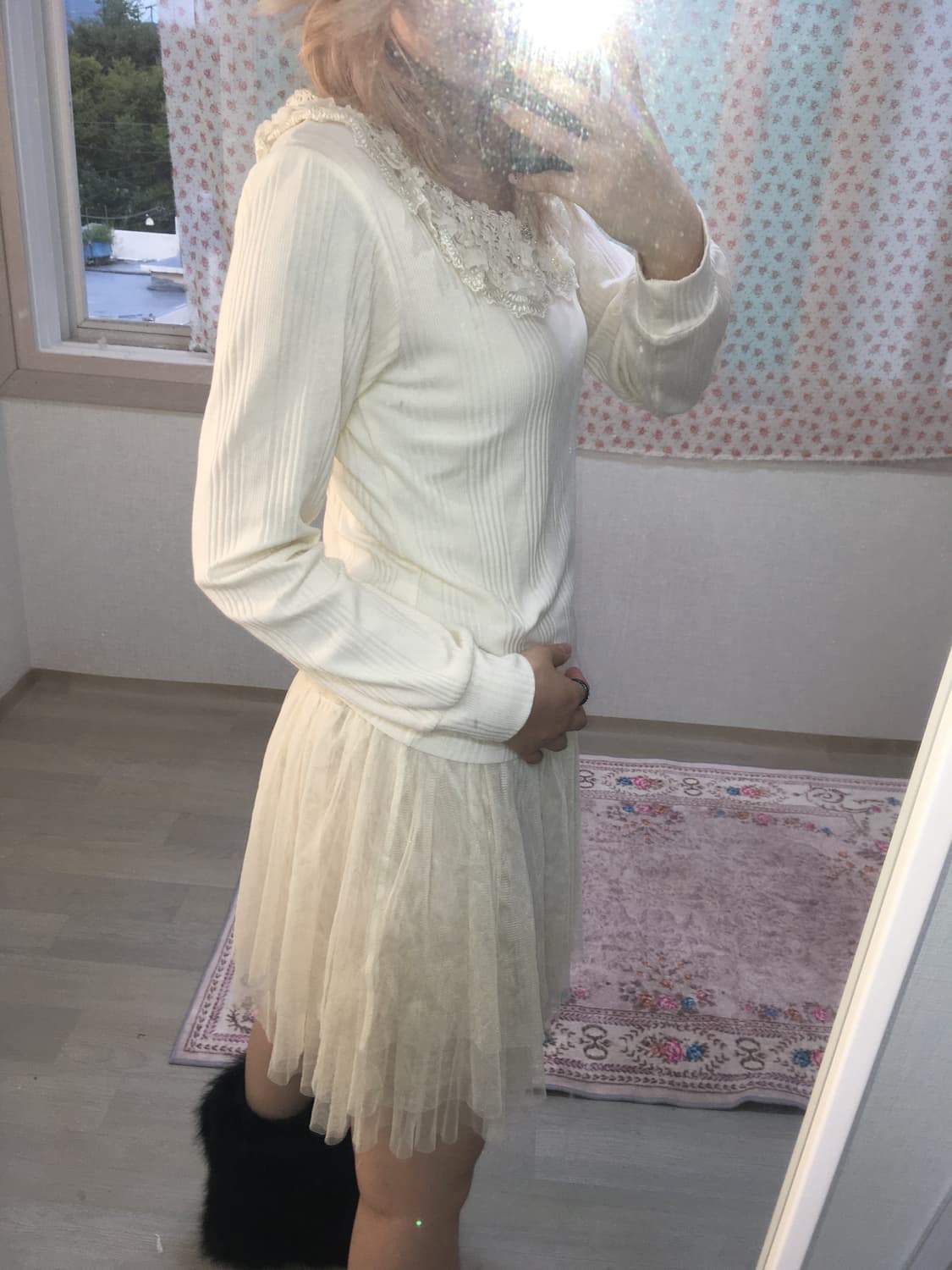 axes femme lace antique long sleeve 상품이미지4