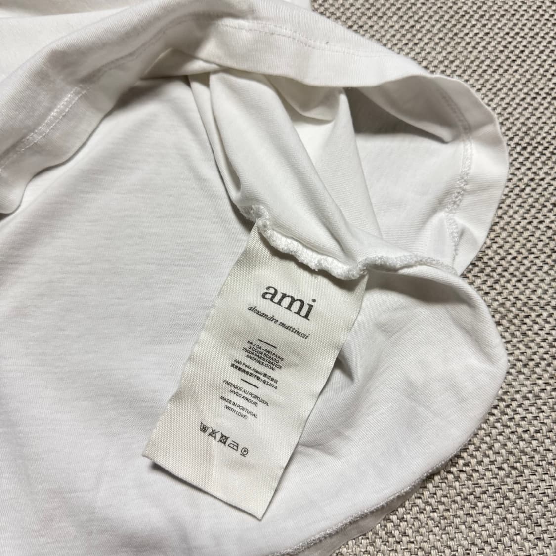 아미 스몰 하트 반팔 티셔츠 상품이미지3