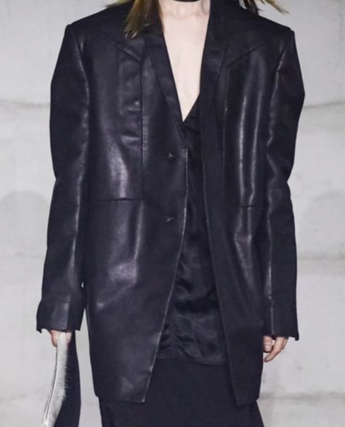 릭오웬스 레더 점보 타틀린 블레이저 LGW 46사이즈 상품이미지3